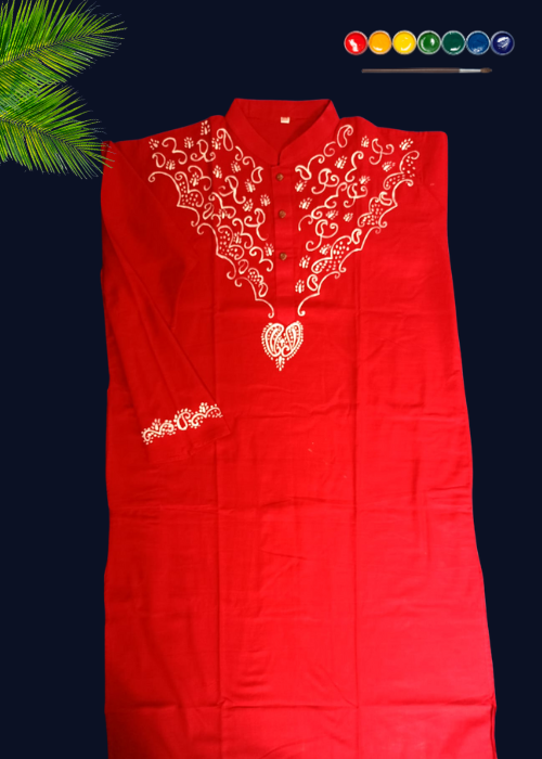 Hand print Panjabi