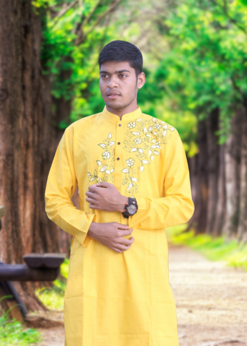 Hand print Panjabi