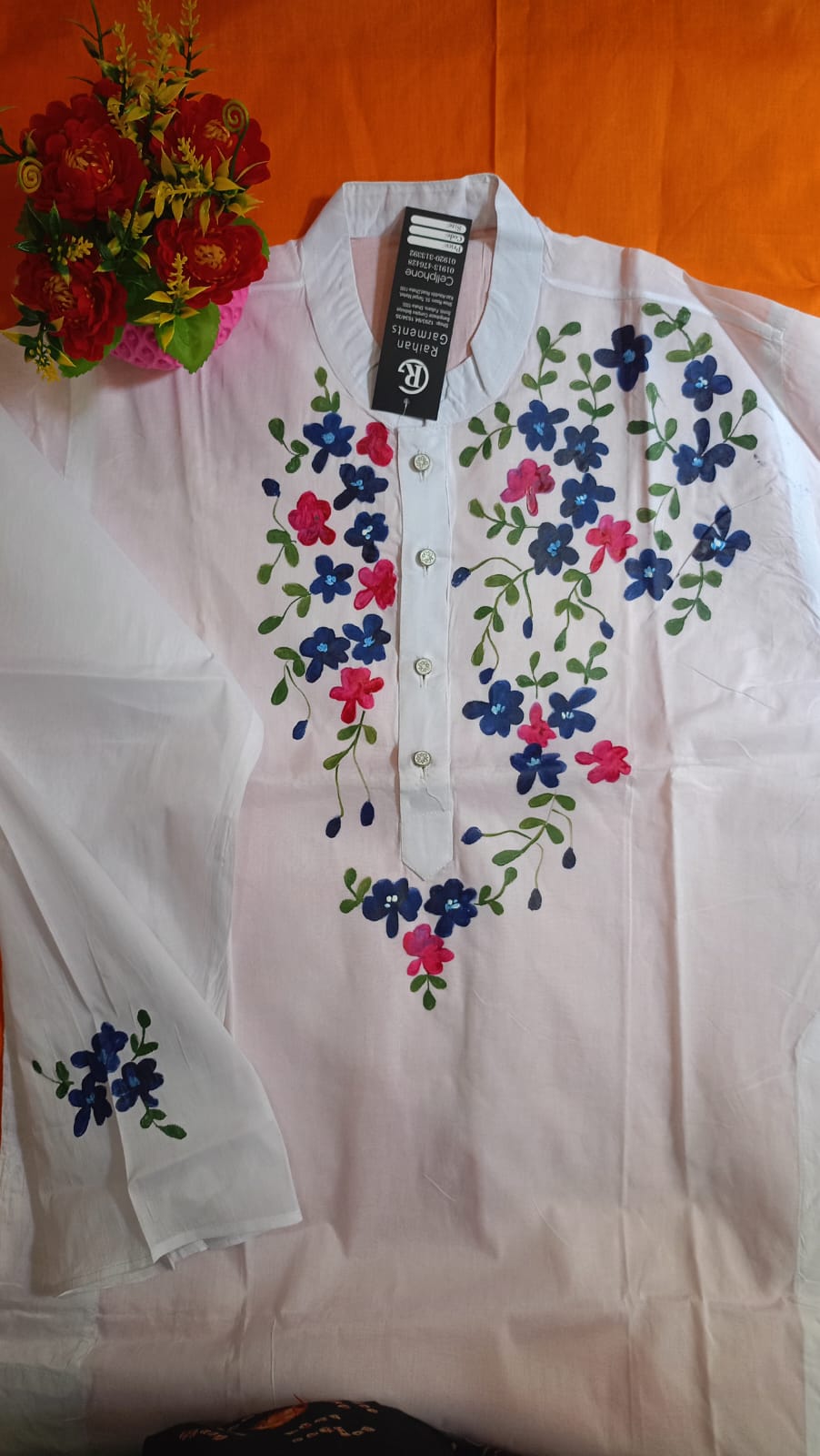 Hand print Panjabi